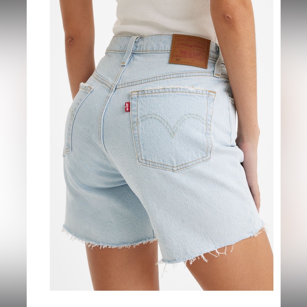 Levi’s 501 Mid Thigh shorts in Long Story Short